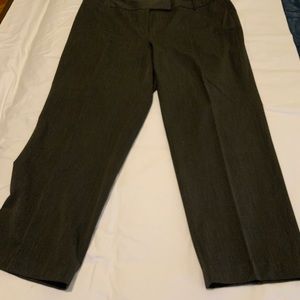 RAFAELLA woman 16W BLACK striped wide leg pants.no tags but never worn.